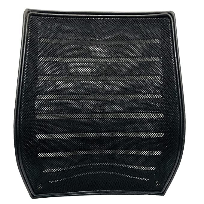 Image of GOYALSON Office Chair Visitor Revolving Chair Spare Parts Accessories Net Back with Nut, Bolts & Allen Key | Ergonomic Mesh Chair Back Replacement | Heavy-Duty PP Frame | Black Chair Back