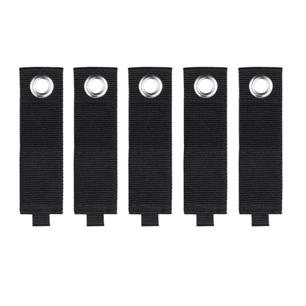 5 Pack Extension Cord Holder Organizer, Heavy-Duty Hook and Loop Storage Strap， for House, Basement, RV, Garage Hook - Cable, Hose, Rope Wrap & Hanger for Indoor and Outdoor Use