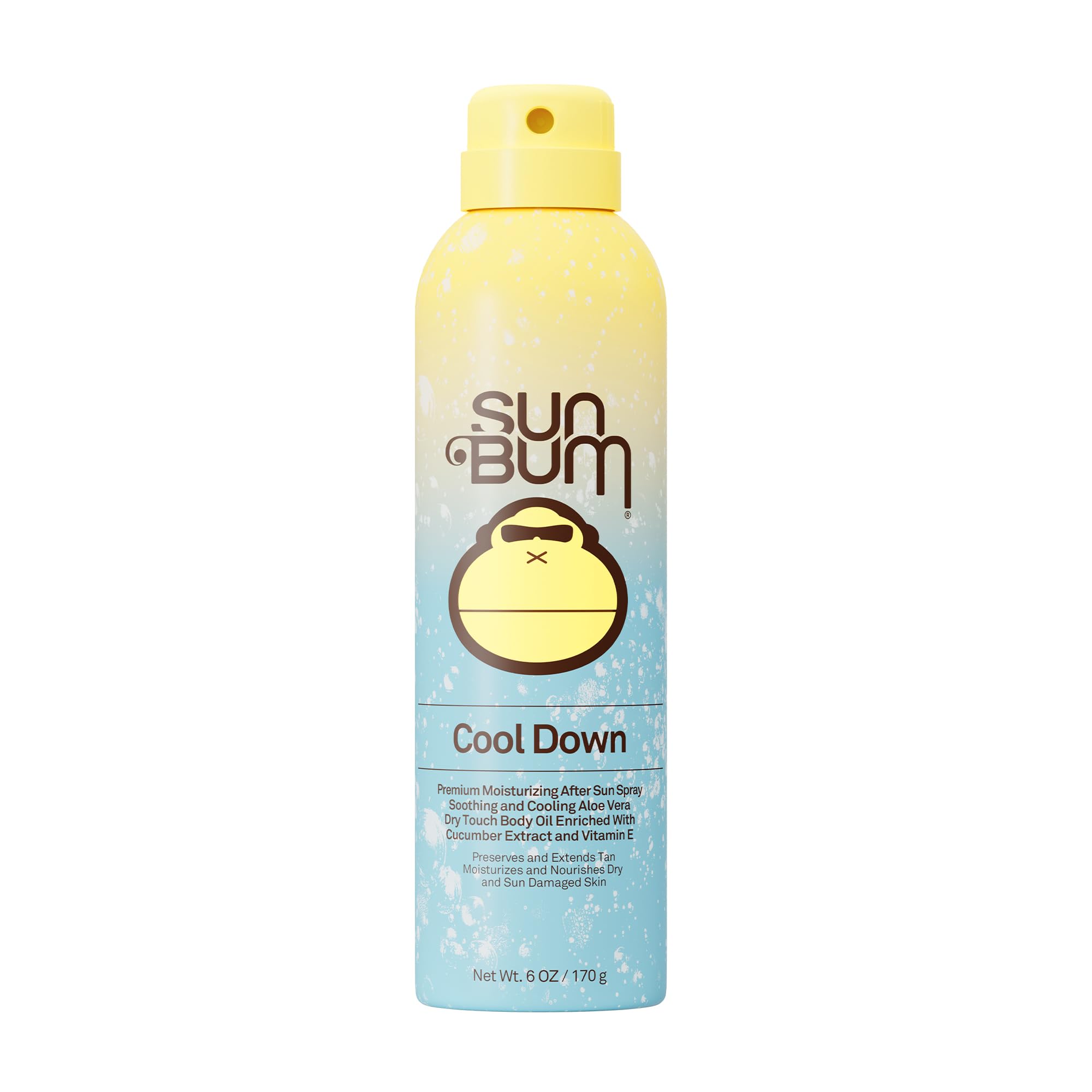 Sun Bum Cool Down Feuchtigkeitsspendende After Sun Lotion mit feuchtigkeitsspendender Aloe, Kakaobutter und Vitamin E