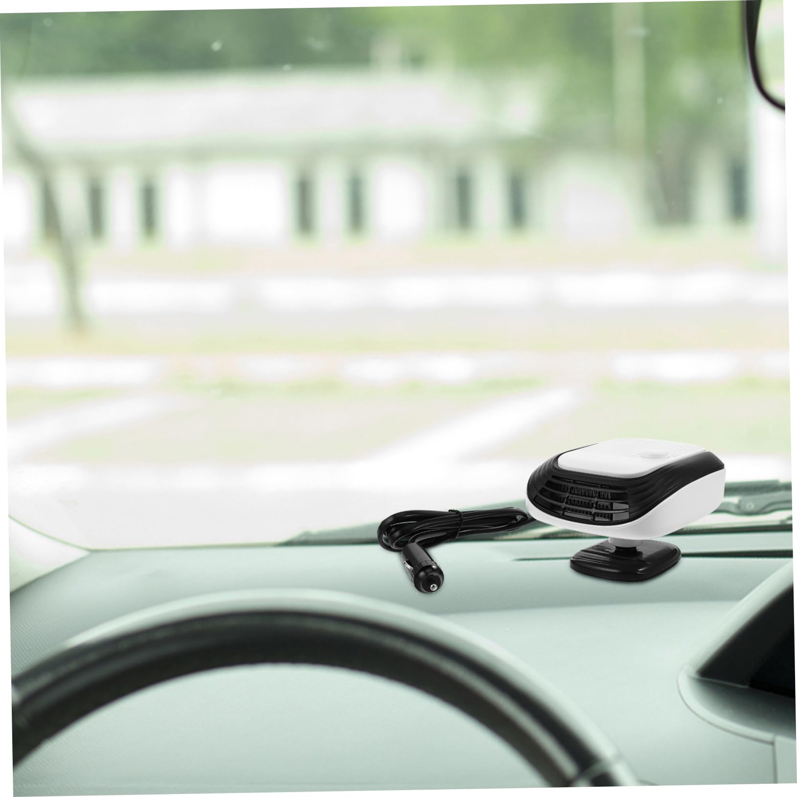 Hemobllo Tragbare 12v Autoheizung mit Schnellheizfunktion Scheibenenteiser 360° Drehbares Heizlüfter für Pkw Lkw Nutzfahrzeuge