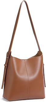 Bucket Bags for Women Leather Shoulder Bag Womens Bags，Stylish and Durable Handbags for Women