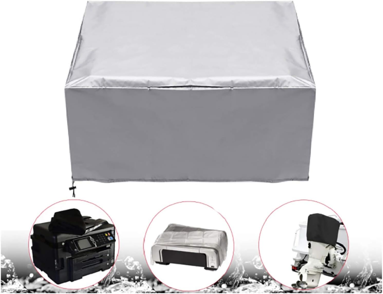 最大81％オフ！ 200DCV037 プリンタカバー ブラザー キャノン エプソン 防塵 撥水素材 黒 Mサイズ プリンターカバー www