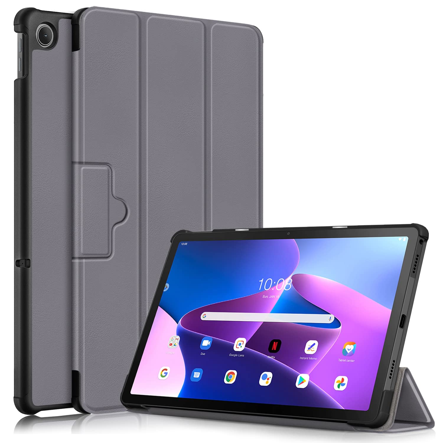 Amazon.co.jp: Lenovo Tab M10 Plus 3rd Gen 10.6ケースカバー 手帳型