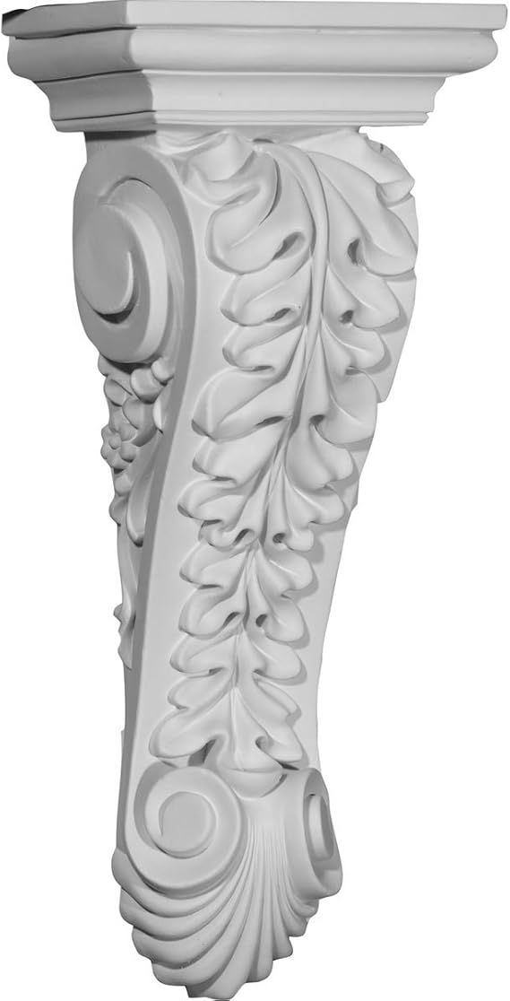 4"W X 4"D X 14"H Recessed Groove Wood Corbel - View #10