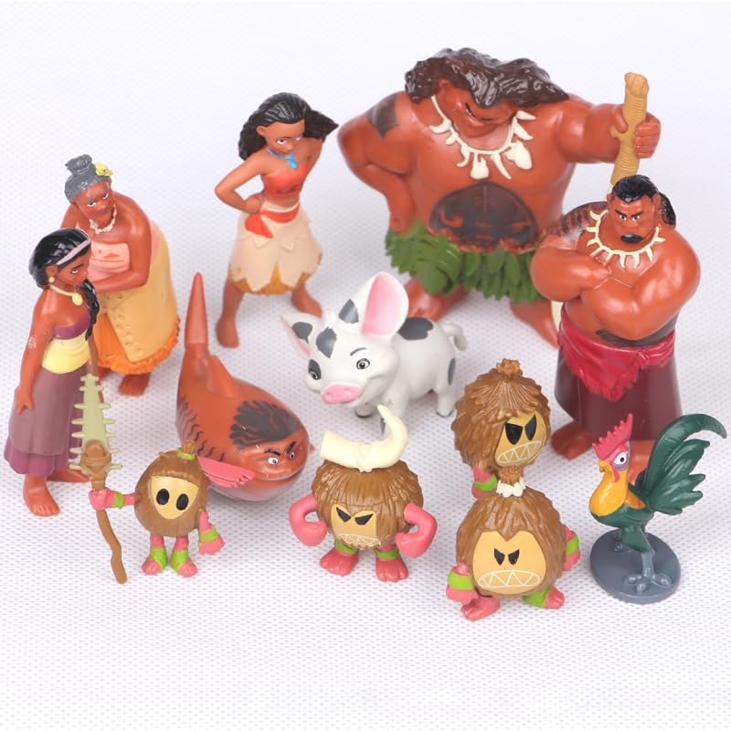 Magic TOYLAND Princess Moana 12pcs/Set 5-9 cm Toy Action Figure Set (B0CZLNNH15) Amazon Price History, Amazon Price Tracker