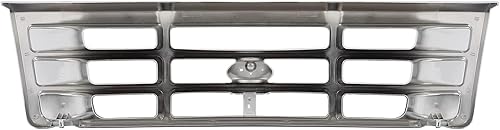 Miniatura 9 de HECASA Parrilla delantera compatible con Ford Bronco F-150 F-250 HD F-350 1992-1997 Reemplazo de rejilla de parachoques para FO1200173 F4TZ8200A