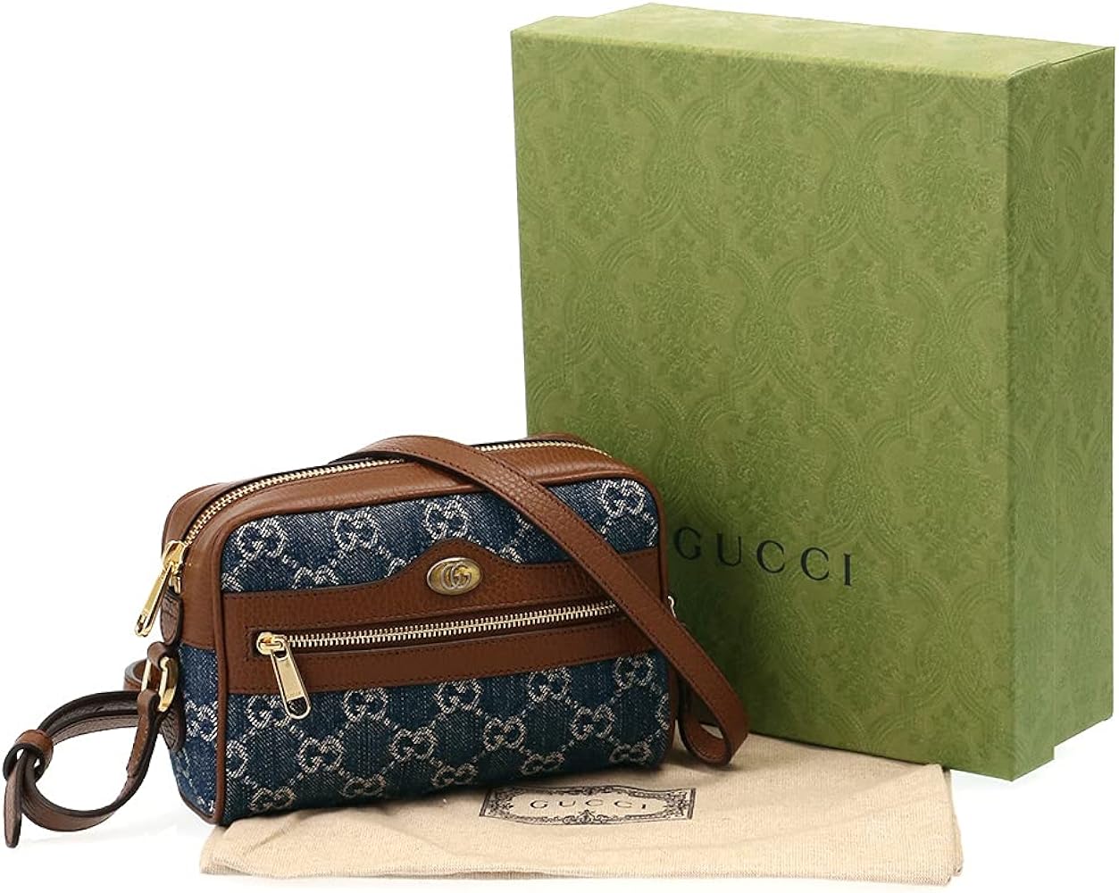 ❤️専用❤️オフィディア ミニ バッグ ショルダーバッグ オフィディア〕 ミニ ショルダーバッグ ・ベージュ＆ブラウン GG