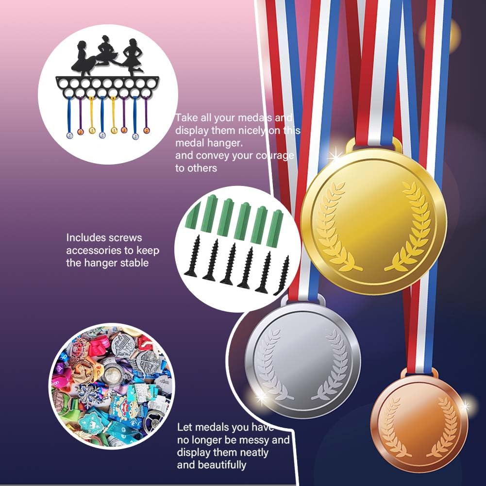 SUPERDANT Medaillenaufhänger In Wabenform Dekorativer Sportmedaillenhalter Auszeichnungs Organizer Aus Metall Präsentationshalter rutschfeste Haken Sportlergeschenke