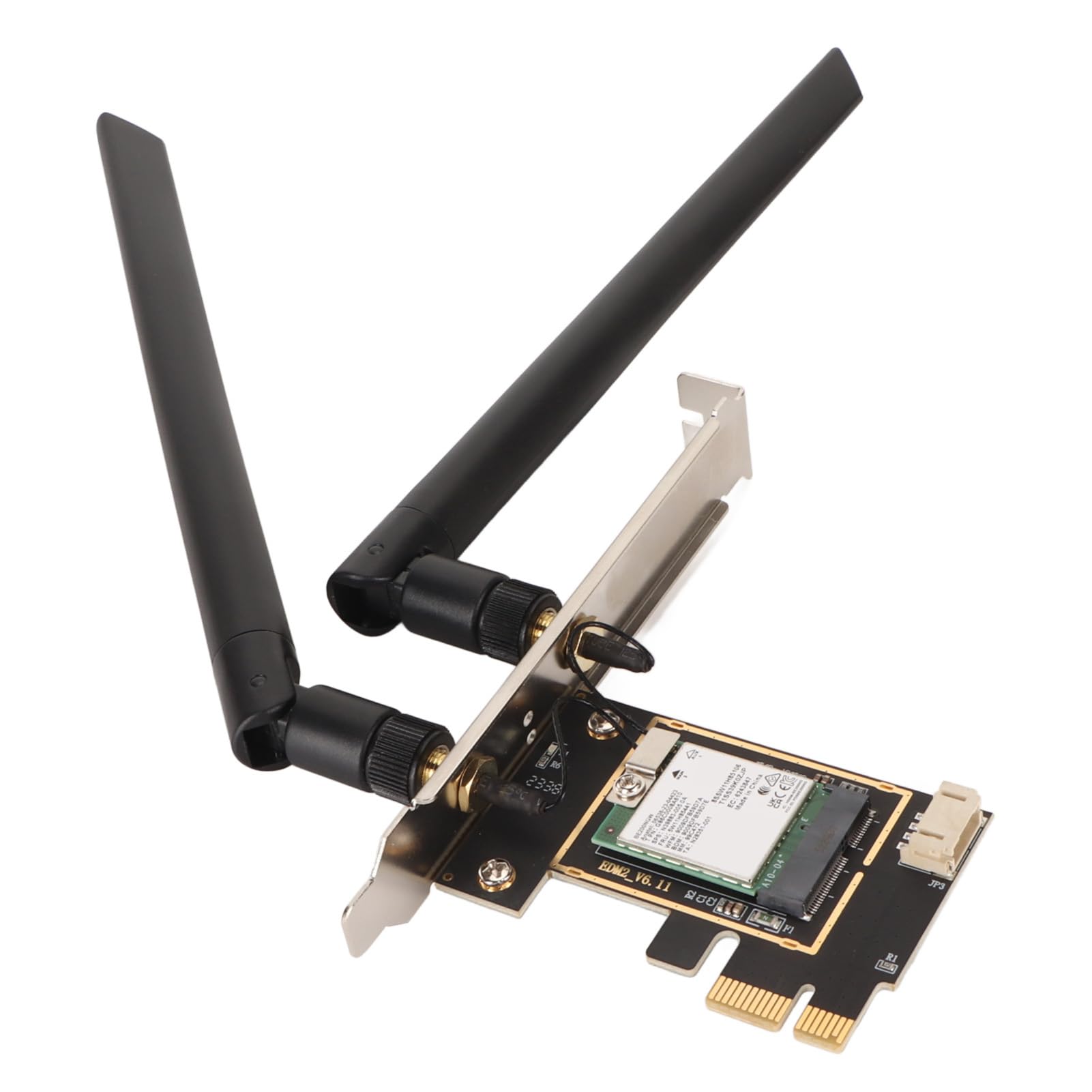 Carte WiFi PCIe X1 de 3 Biellings 5.4 Colchado Adaptateur pour 10 11 Pc, Installation Rapide pour Les Amateurs D'ordinateur