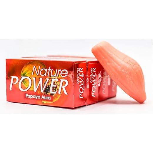 Nature Power Papaya Aura Soap - 4x125g