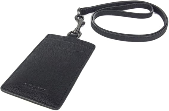 Amazon Co Jp アウトレット Coach コーチ Idカードホルダー ストラップ付き F31657 メンズ ブラック シューズ バッグ