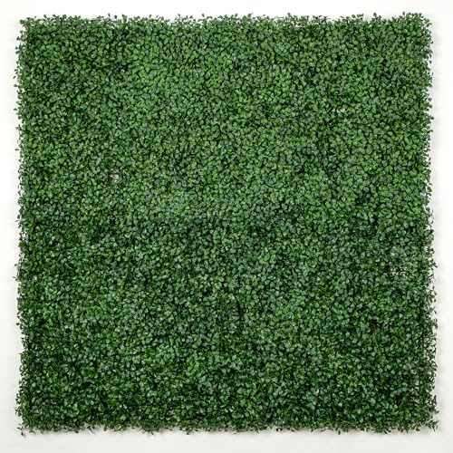 Designer Plants Dark Artificial Boxwood Wall - Green Wall Décor