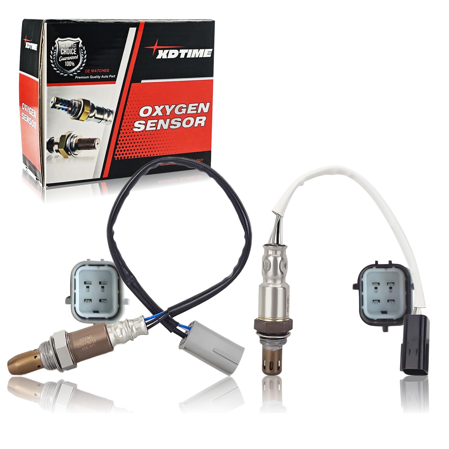 2Pcs 234-9038 234-4381 O2 Oxygen Sensor Upstream Downstream Compatible with 2008-2010 Nissan Altima Maxima 2.5L 3.5L