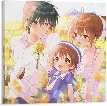Amazon.co.jp: ポスター CLANNAD 岡崎朋也 古河渚 絵画 壁掛け 壁飾り