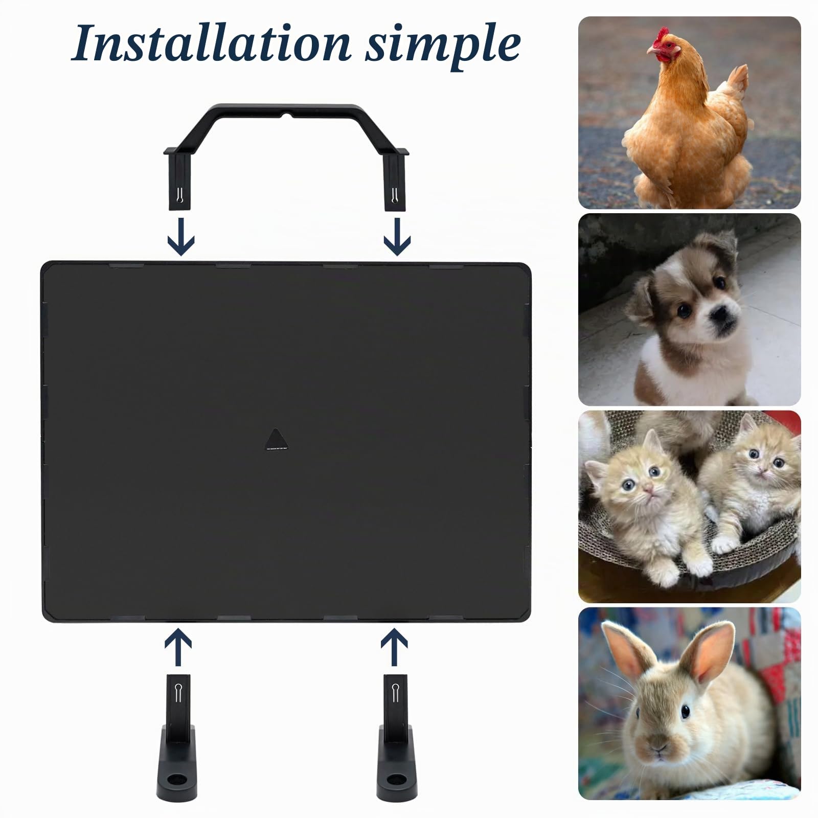 Panneau Chauffant Pour Poulets, 140W Panneau Chauffant Pour Poulailler à éConomie D'énergie Panneau Chauffant Pour Fermes, Poulaillers, CanardièRes