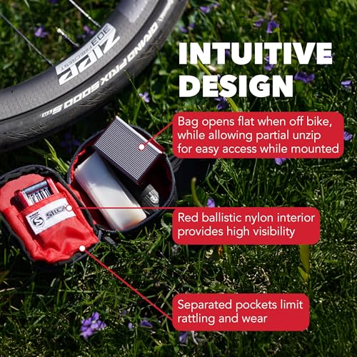 image for SILCA Mattone Under Seat Bag for Bicylces with Zipper and Waterproof Z