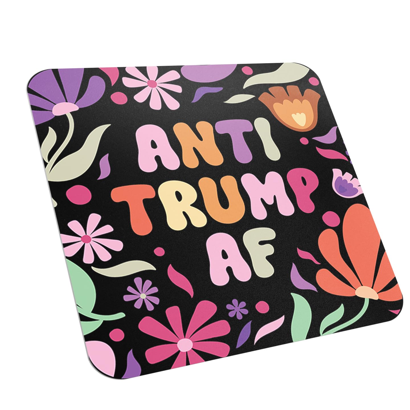 Autocollant Anti Trump AF cadeau politique original et rétro de 12,7 cm