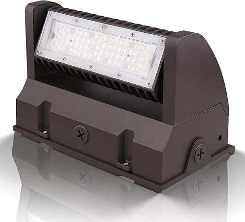 Miniatura 10 de Paquete de luces LED de pared giratoria de 80 W, 10800 lúmenes, 5000 K, luz diurna, paquete de luz ajustable (250 W-400 W MHHPS equiv) para