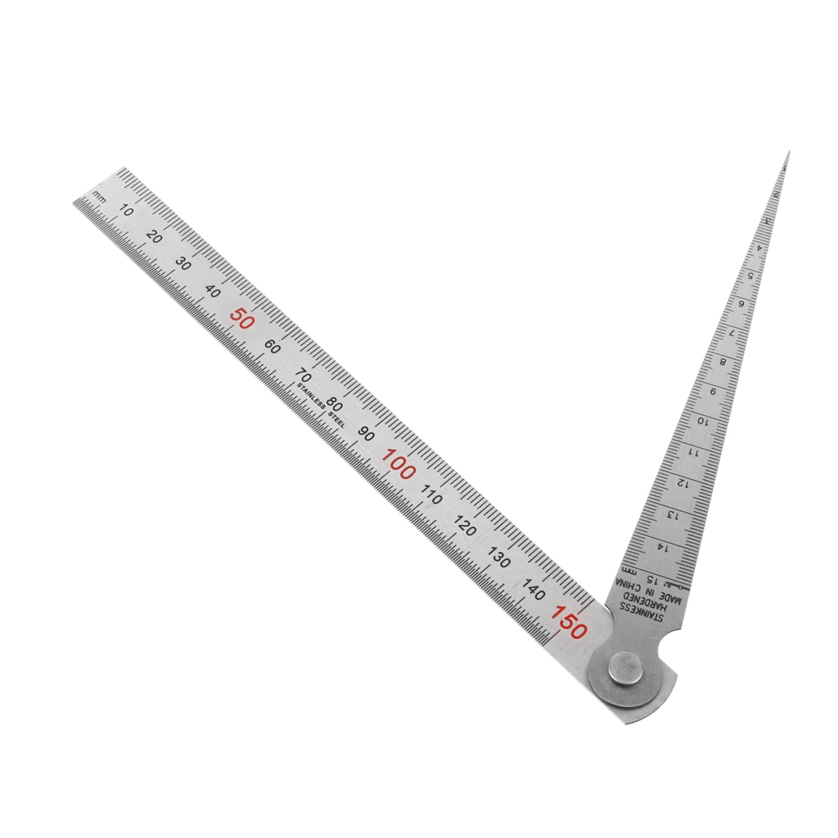 NAMOARLY Set of Stainless Steel Feeler Gauges Ruler for Gap Thickness Measurement Precision Tools
