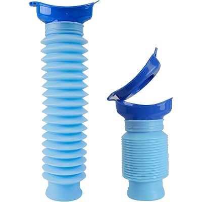 Pee Bottles for Men, Portable Urinal for Men, Collapsible Urine Bottle 750ML, Car Urinals for Men and Women, Emergency Urinal Shrinkable Pocket Toilet for Travel, Camping, Traffic Jam, Road Trips