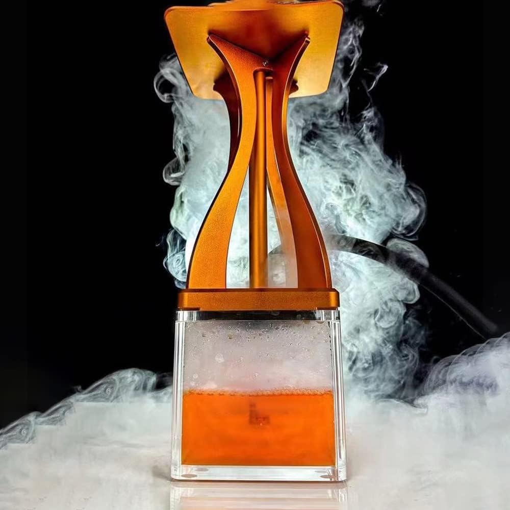 メタル シーシャ本体 水タバコ スターターキットアクリルベース LED