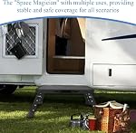 Step Stool Folding Platform Step,Folding Step Stool, Adjustable Step Stool,Step Ladder,One Step Ladder,for Adults,Older or Kids in Kitchen, Bathroom, RV,Camping,Office (Black)