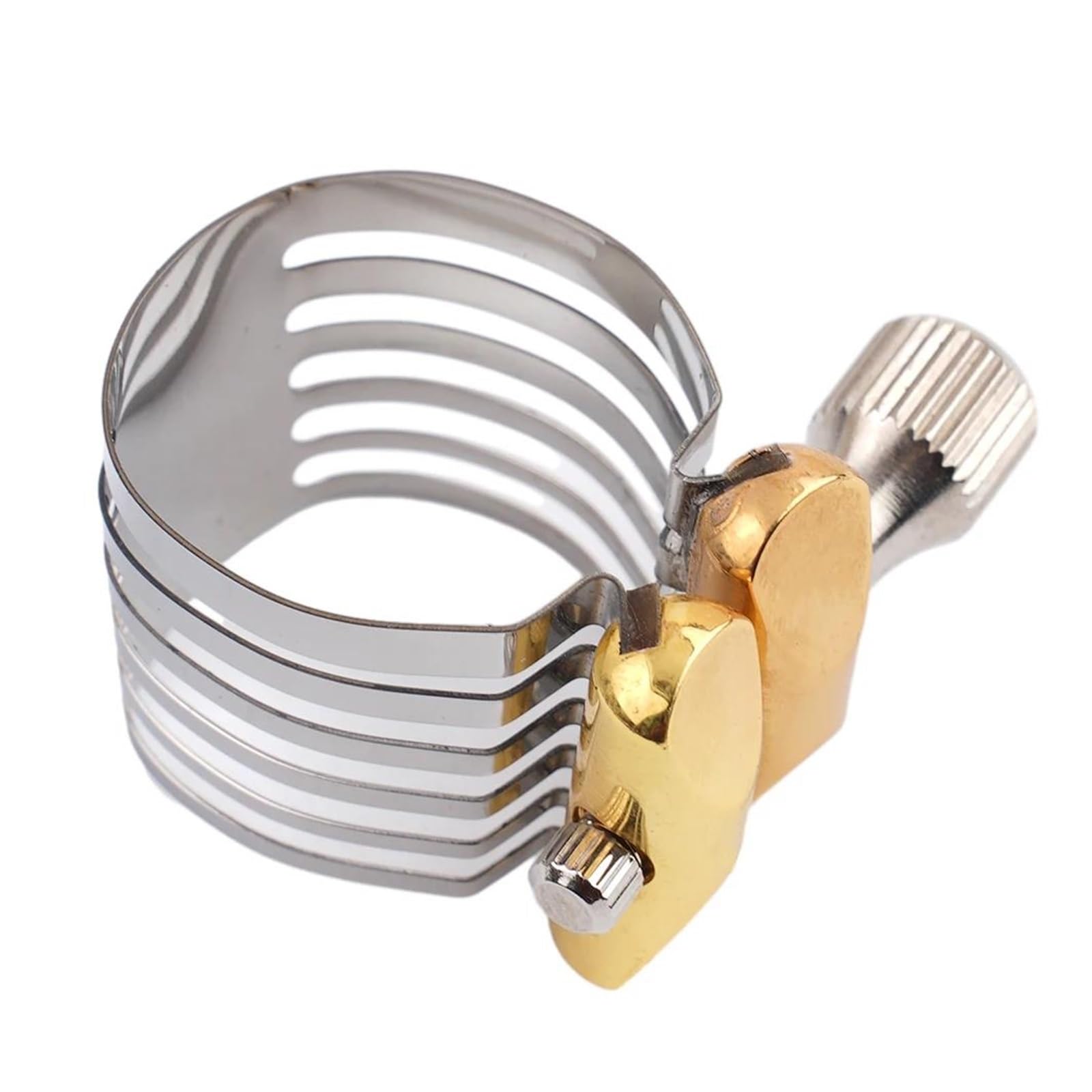 Akcesoria do saksofonu Metalowy Regulowany Klips Do Saksofonu Do Saksofonu Tenorowego Altowego Ustnik Do Saksofonu Sopranowego Akcesoria Saksofonowe (Color : Soprano)