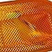 SPEC-D TUNING Amber Lens Front Side Marker Lights Compatible with 2002-2003 Subaru Impreza WRX RS L+R Pair Assembly