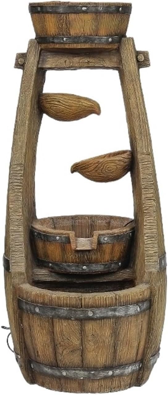 Modern Creative Floor Water Decoration,Outdoor Garden Fountain,Circulating Water Landscape Balcony Garden Home Decoration Floor-Standing Fountains