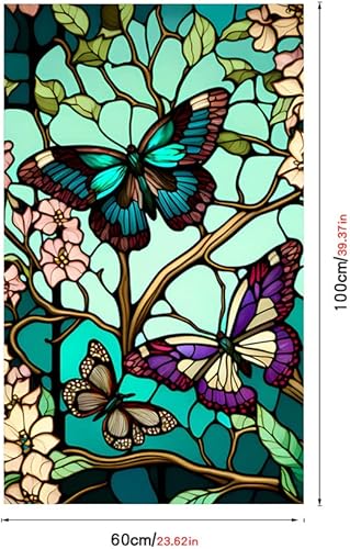 Miniatura 5 de Película de privacidad para ventana, película de vidrieras de girasol, película de privacidad extraíble para ventana, adhesivo estático decorativo,