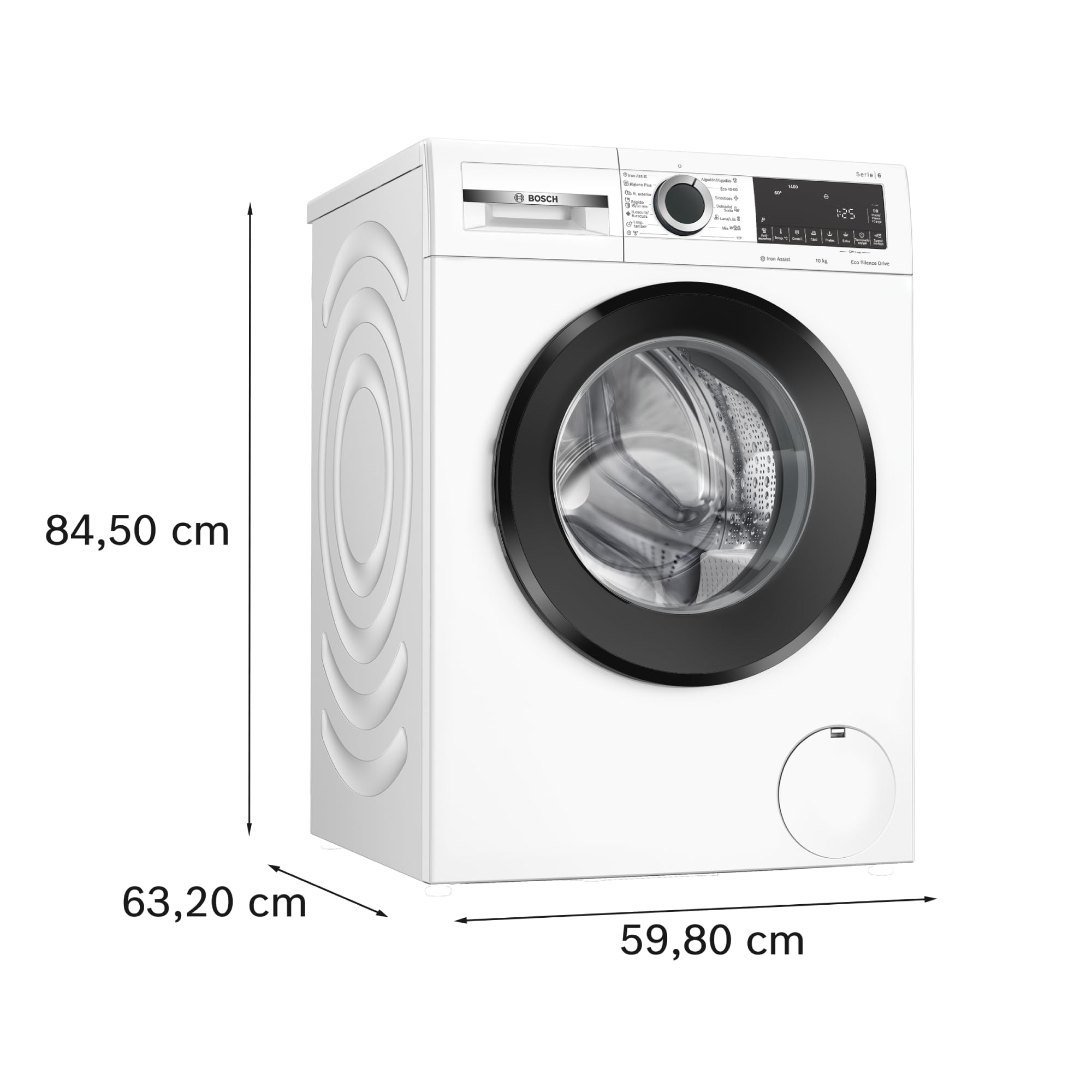 Lave-linge Bosch Série 6 10 Kg 1400RPM Blanc - WGG254Z5ES