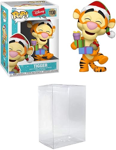 Funko Pop Disney Holiday 2021 - Tigger incluido con protector Pop EcoTEK