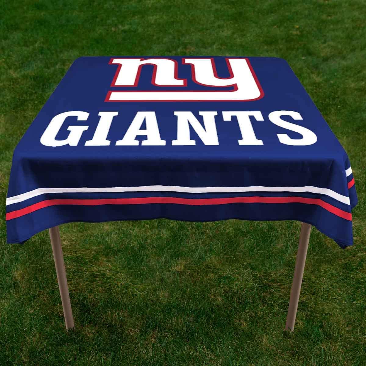 WinCraft New York Giants Logo Tablecloth and Square Table Cover Overlay