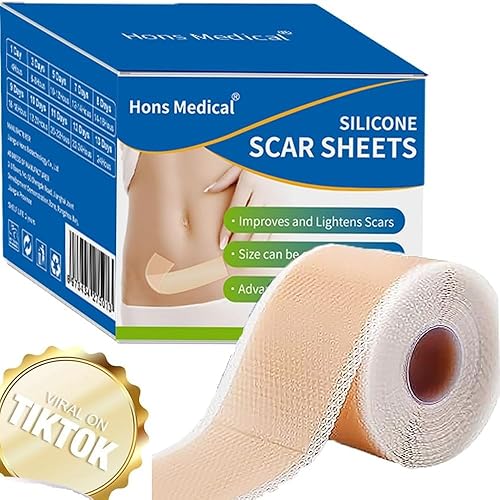 Hojas de silicona para cicatrices, cinta de cicatriz de silicona, cinta para cicatrices quirúrgicas, tiras de silicona para eliminación de