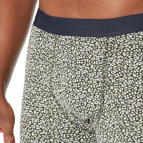 Image of Amazon Essentials Men's Breathable Cotton Boxer Briefs, Tag-Free, Pack of 5