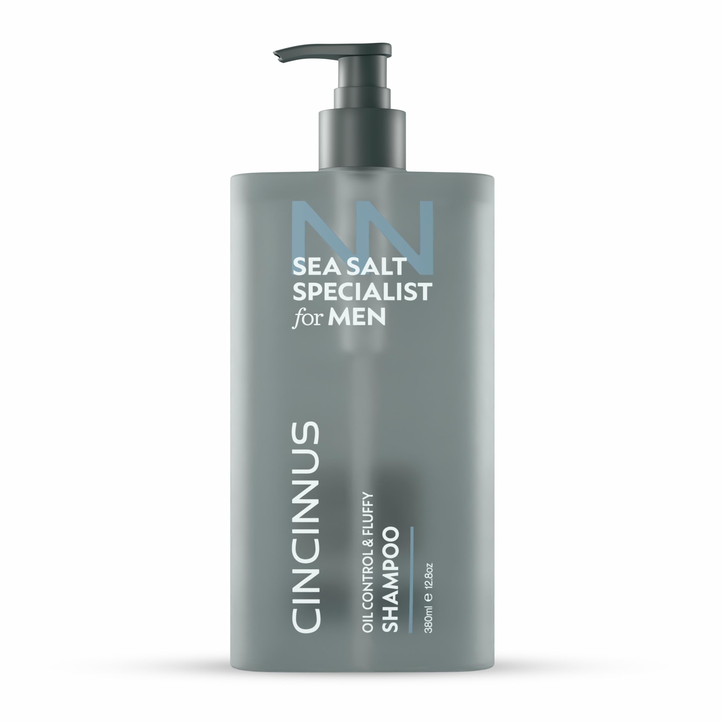 Sea Salt Oil Control Shampoo, 380ml, Liquid, For Oily Hair, Masculine Scent, Adult, Natural Ingredients, Deep Cleansing, Anti-Dandruff, For Men-image-49