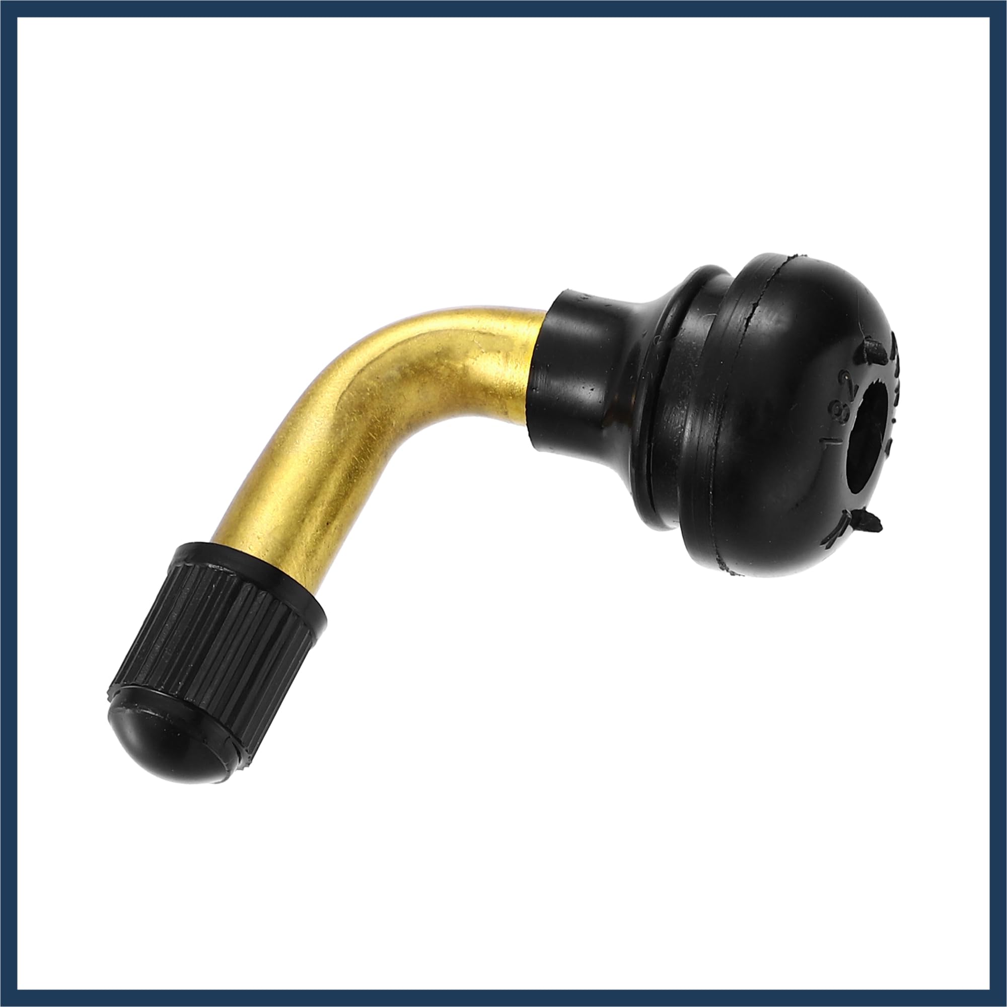 Lot de 20 valves de pneu de voiture PVR70 coudées à 90 degrés Design élégant