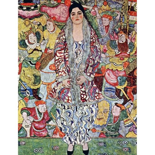 Toile Klimt Frederika Maria Beer : sublimez votre salon avec une décoration murale 61x45,7 cm