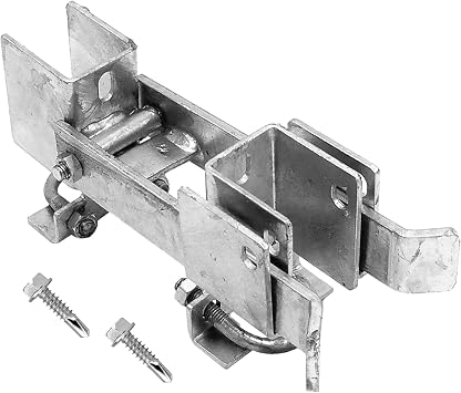 Strong Arm Residential Double Gate Latch - Fits 1-3/8" 1-1/2" Frames - Securely Latches Two Gates Without Drop Rod