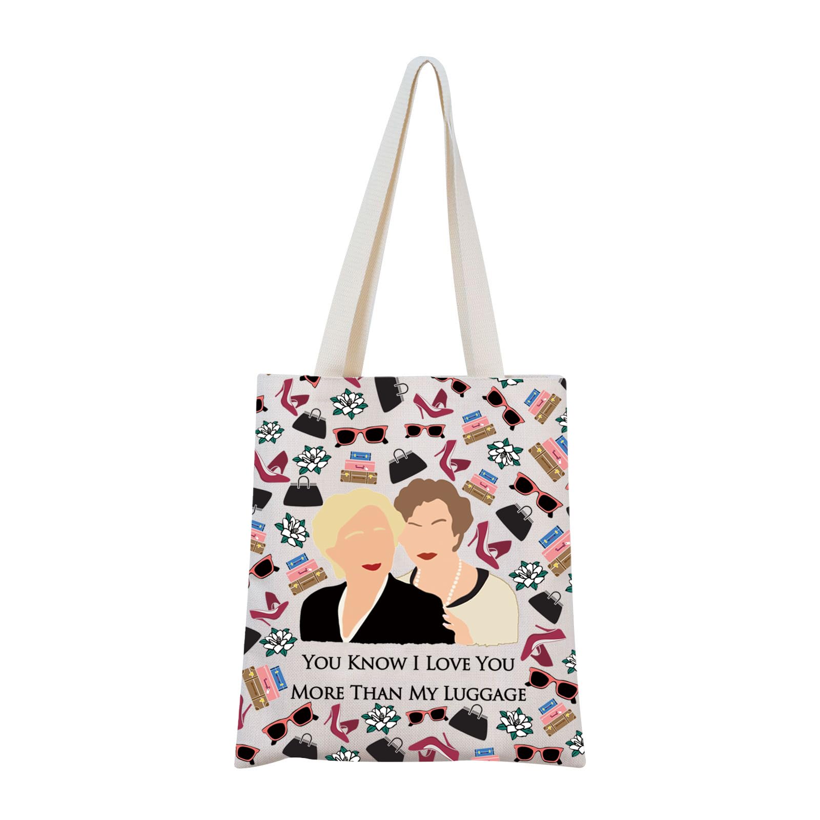 MNIGIU Steel Magnolias Gift Steel Magnolias Cosmetic Bag You Know I Love You More Than My Luggage Bag (You Know I Tote)