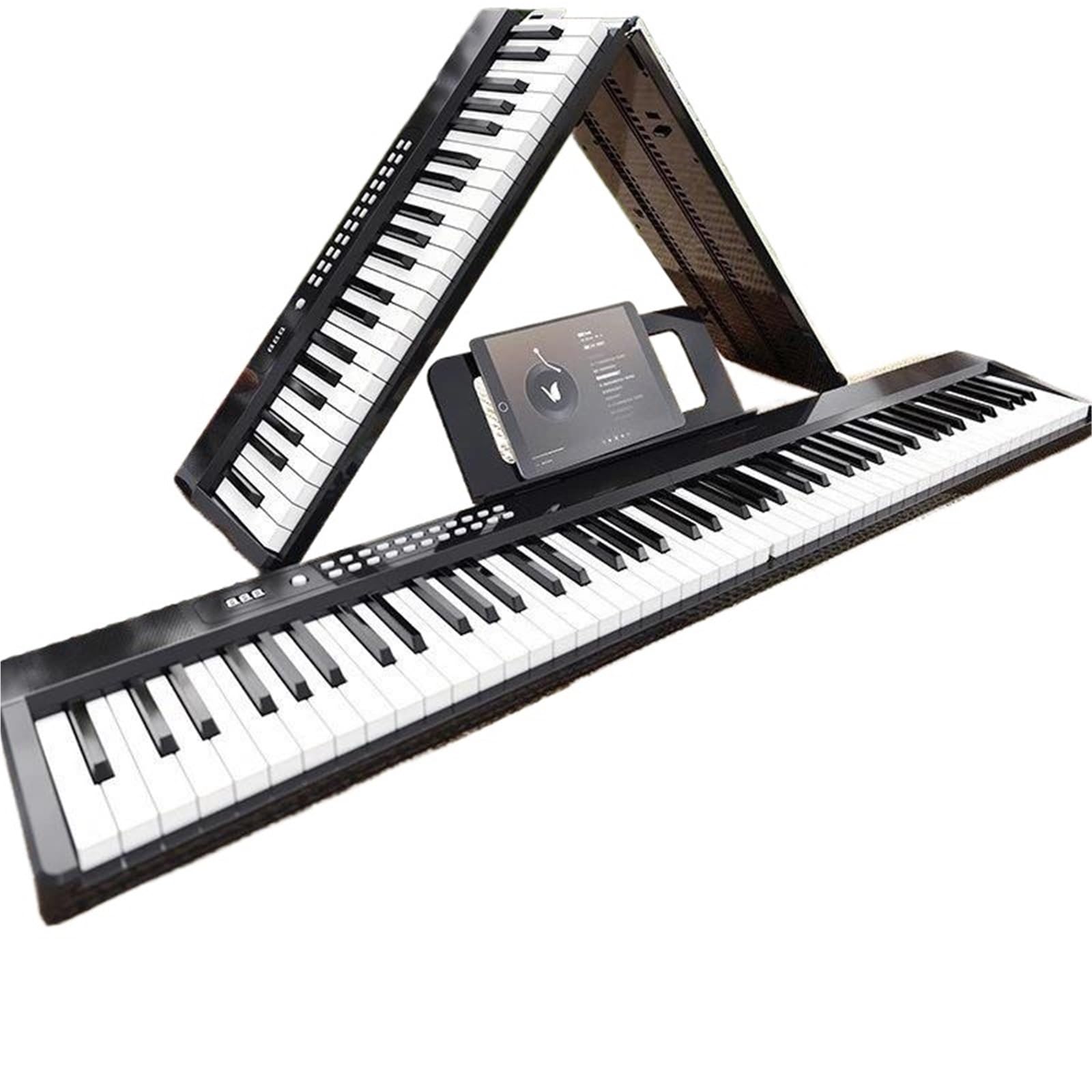 Pianino Elektroniczne Składane Pianino Elektroniczne Dla Dorosłych 88 Klawiszy Cyfrowy Syntezator Muzyczny Klawiatura Profesjonalna(Type2)