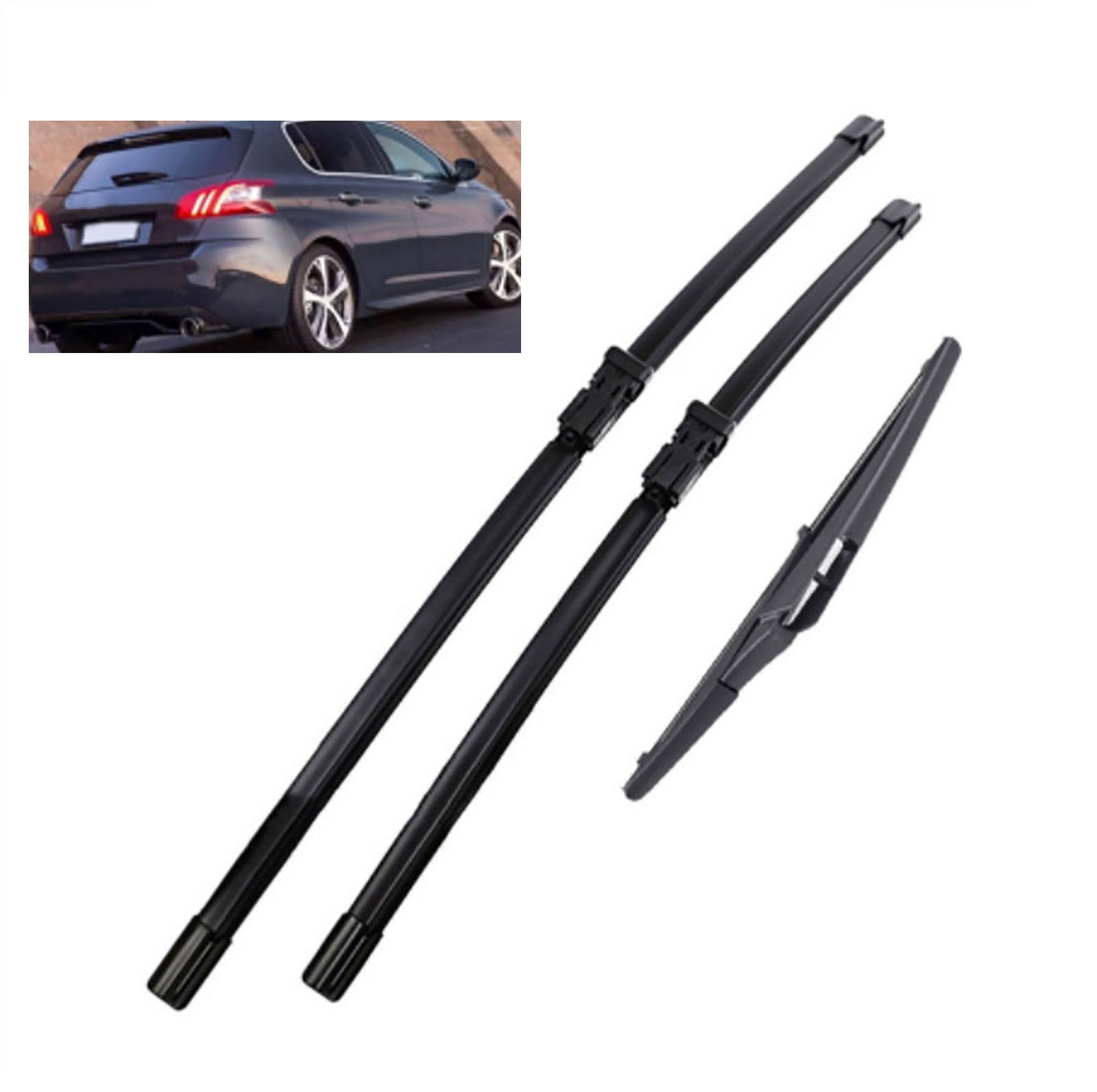 Dla Peugeot 308 T9 Hatchback 2014-2024, zestaw akcesoriów zewnętrznych do regulacji przedniej i tylnej szyby samochodu