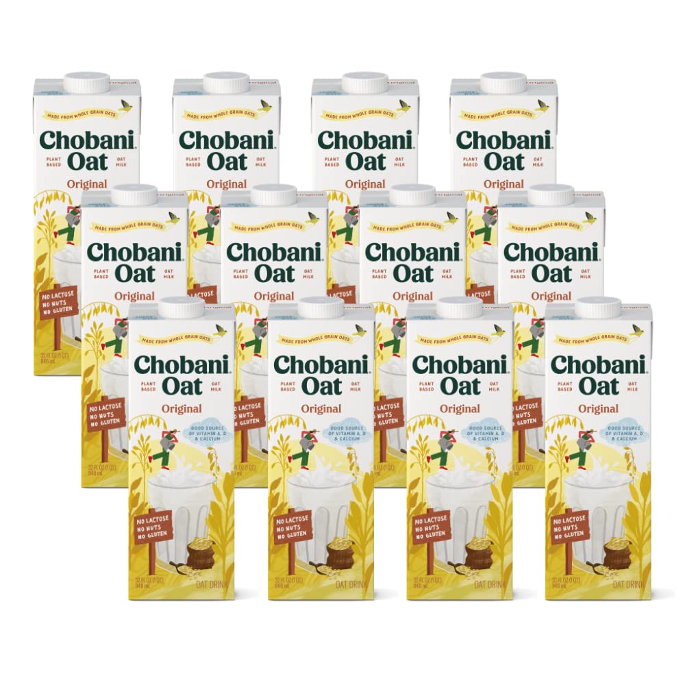 Chobani Oat Milk, Original Edition, Shelf Stable Non Dairy