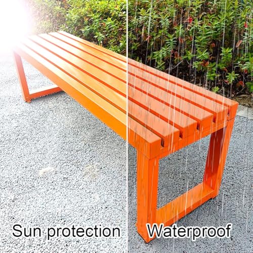 Banc de jardin haut de gamme capacité 399 kg pieds métal stables - 6