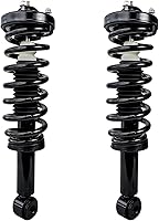 Vista 1576 de Detroit Axle - Kit de suspensión delantera de 10 piezas para Chevy Aveo Aveo5 Pontiac G3 Wave 2 Ready Struts Assembly 2 Enlaces de barra
