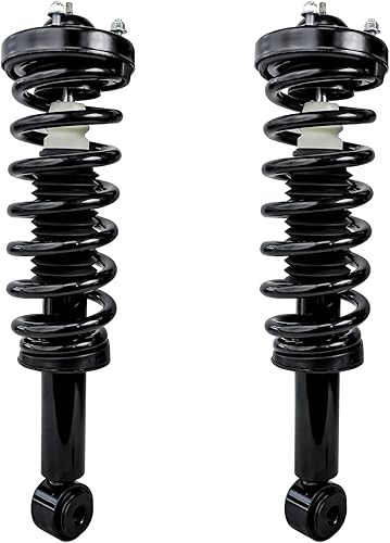 Miniatura 1576 de Detroit Axle - Kit de suspensión delantera de 10 piezas para Chevy Aveo Aveo5 Pontiac G3 Wave 2 Ready Struts Assembly 2 Enlaces de barra