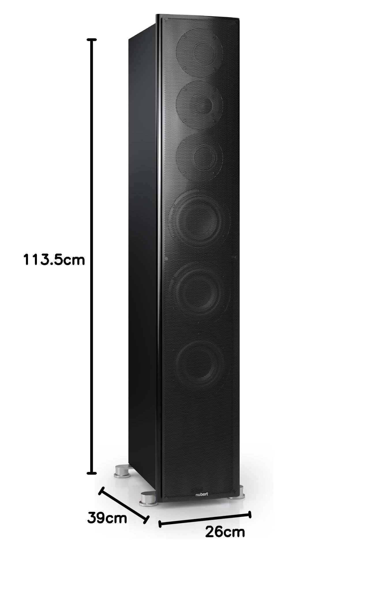 Nubert nuVero 110, diffusore acustico da pavimento HiFi/High End e Home Cinema