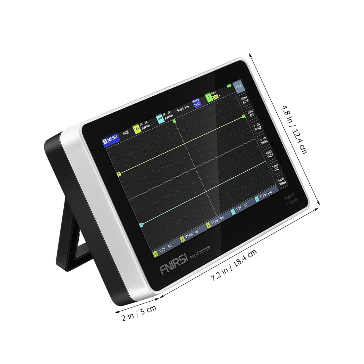PRETYZOOM Dual Channel Digital Bandwidth Sampling Rate Touch Screen Testing Tool