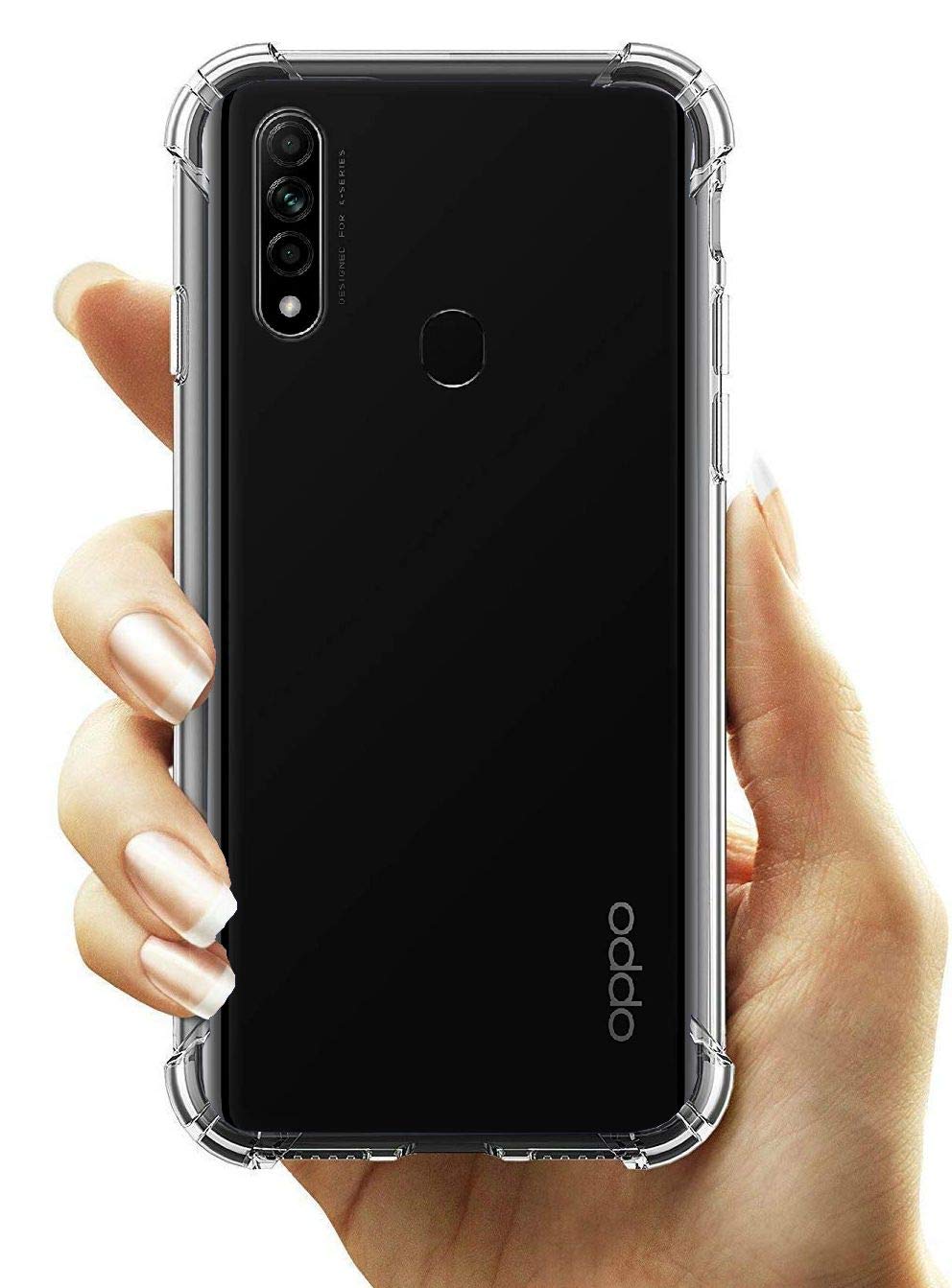 ANKIRANT Back Case Cover for Oppo A31 (2020) (Bumper Corner Soft Silicon Flexible Shockproof Camera Protection Cushioned Edges Crystal Clear Mobile Cover) - Transparent (B088PK48F6) Amazon Price History, Amazon Price Tracker