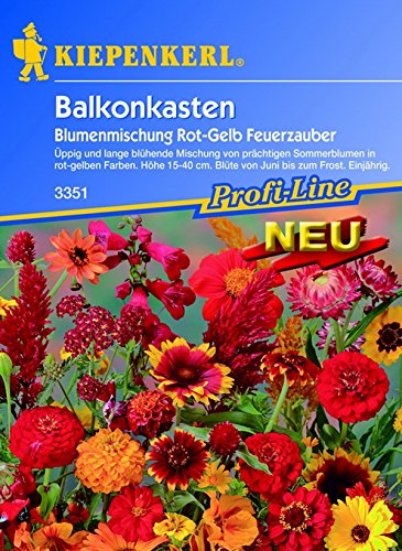 Preisvergleich Produktbild Kiepenkerl, Blumenmischung Feuerzauber, rot / gelb